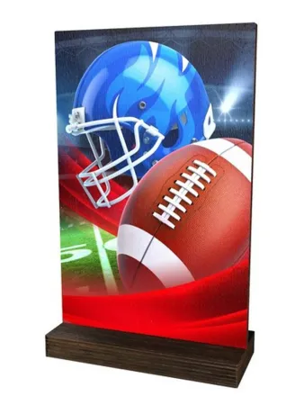 Dřevěná plaketa WPLA01M09 | Americký fotbal Výška cm: 23