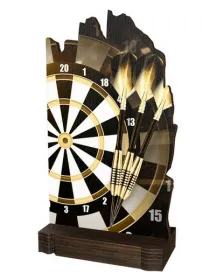 Dřevěná plaketa WPLAR02M03 | Šipky Výška cm: 20,5