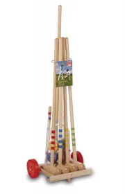 Lucio Londero Kroket 10304 - pro 4 hráče - dřevěný vozík