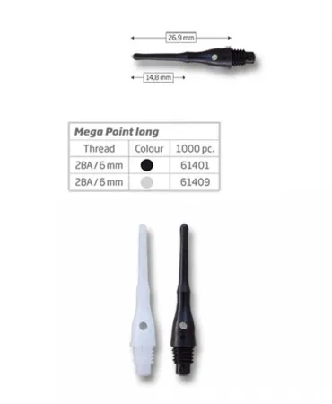 Bull's Hroty Mega Point - Long version - 30 ks - black