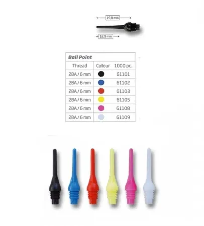 Bull's Hroty Ball Point - 1000 ks - white