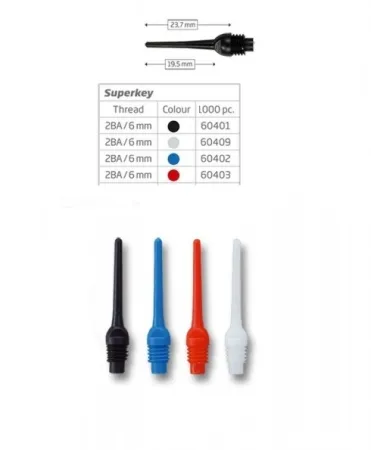 Bull's Hroty Super Key - 200 ks - blue