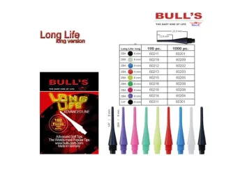 Bull's Hroty s velkým závitem - 1/4 Long life - 500 ks