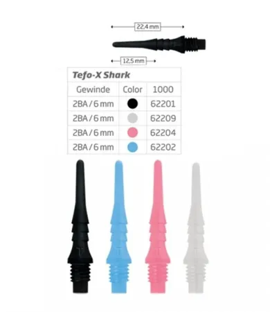 Bull's Hroty Tefo X Shark - 1000 ks - pink