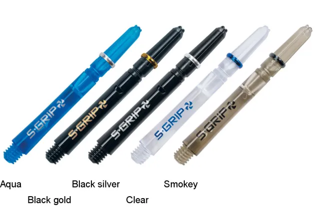 Harrows Násadky Supergrip Spin - medium - black silver