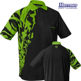 Harrows Košile Rapide - Black & Green - 4XL