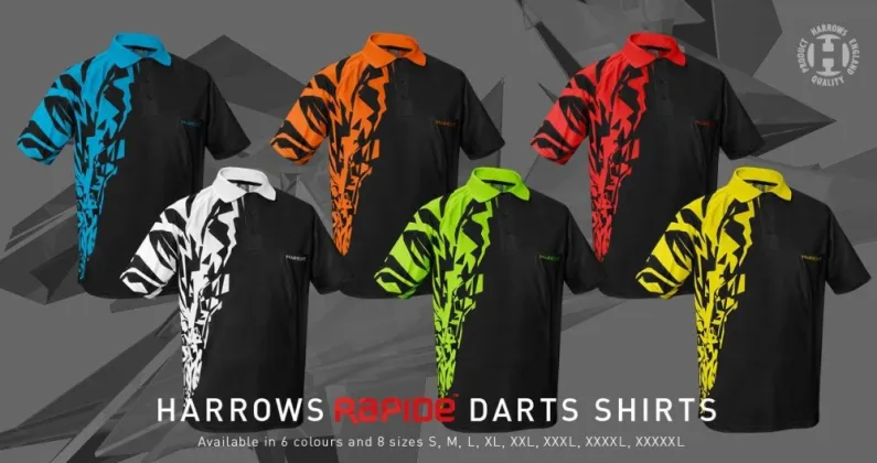 Harrows Košile Rapide - Black & Green - 5XL