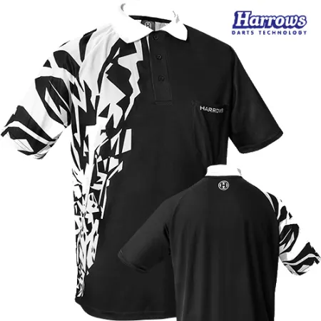 Harrows Košile Rapide - Black & White - 3XL