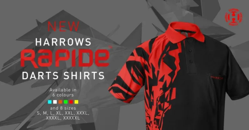 Harrows Košile Rapide - Black & Red - XL