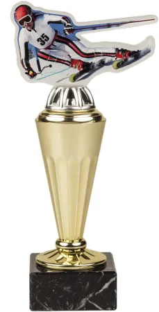 Akrylátová trofej ABT0001M6 | Lyžování Výška cm: 27