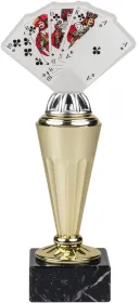 Akrylátová trofej ABT0001M26 | Karty Výška cm: 16