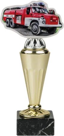 Akrylátová trofej ABT0001M28 | Hasiči Výška cm: 27