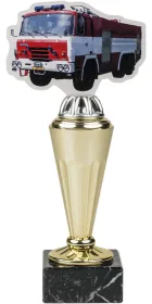 Akrylátová trofej ABT0001M29 | Hasiči Výška cm: 22