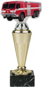 Akrylátová trofej ABT0001M30 | Hasiči Výška cm: 27