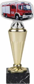 Akrylátová trofej ABT0001M31 | Hasiči Výška cm: 22