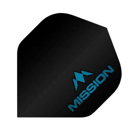 Mission Letky Logo - Black/Blue F2503
